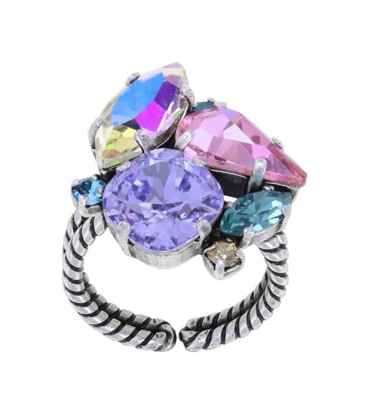 Pastel Multi - Afternoon Tea de Luxe - Konplott ring